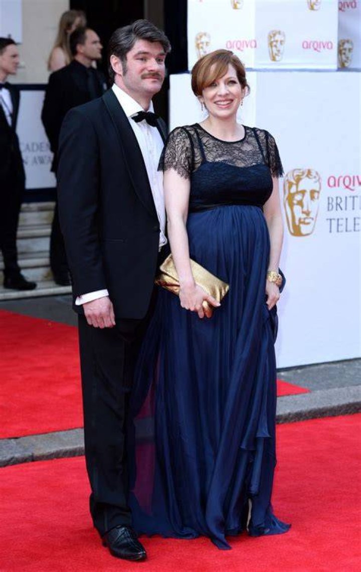 Harry Peacock with his wife Katherine who stars in the IT crowd