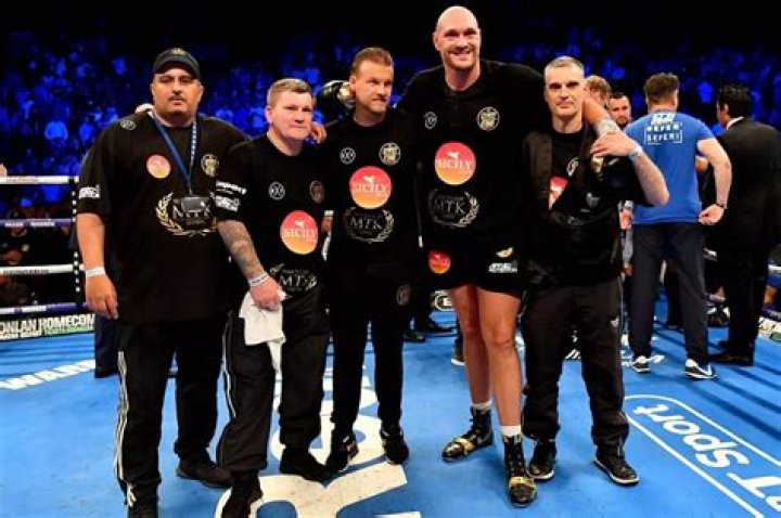 Hatton, pictured here with Tyson Fury, said he would cry and cry