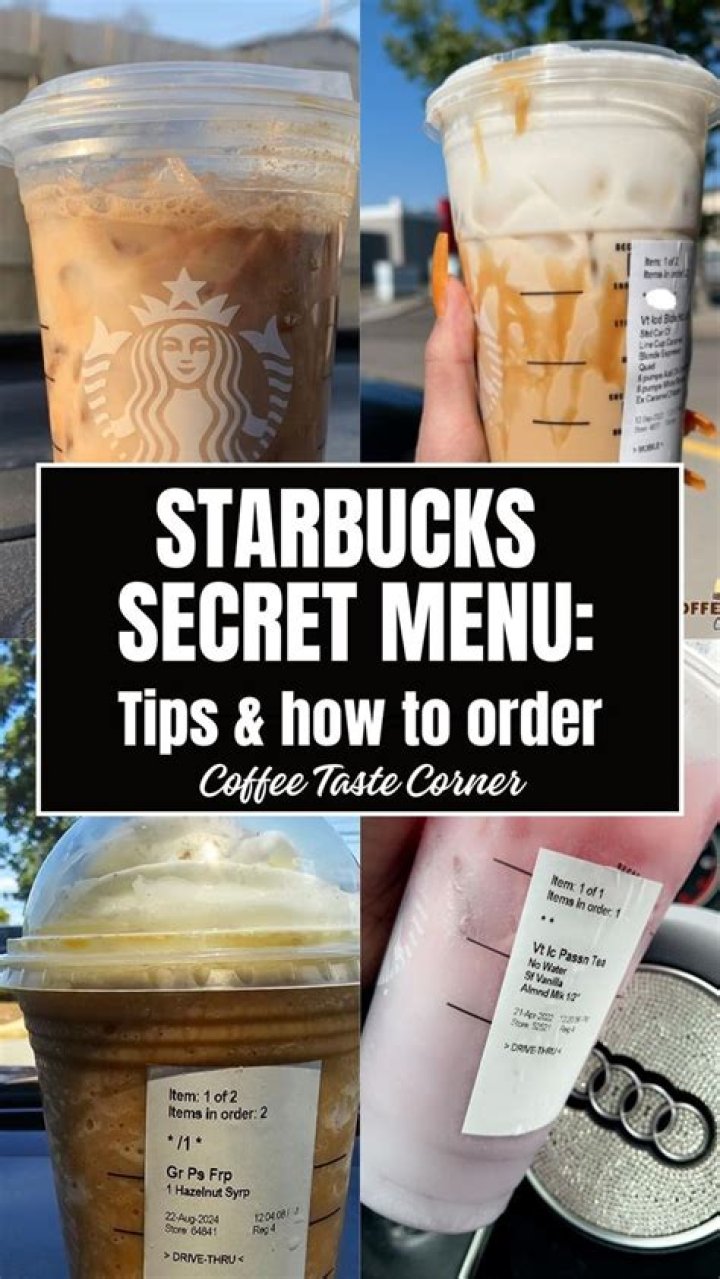 Hayley ordered secret menu drinks from Starbucks - and was surprised by the variety on offer