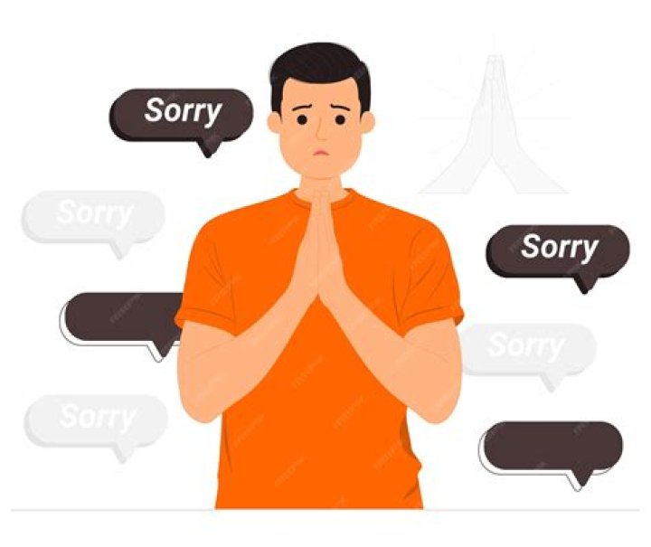 He apologized for his past actions