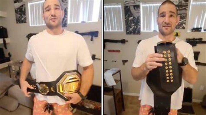 He fixed his UFC belt with duct tape