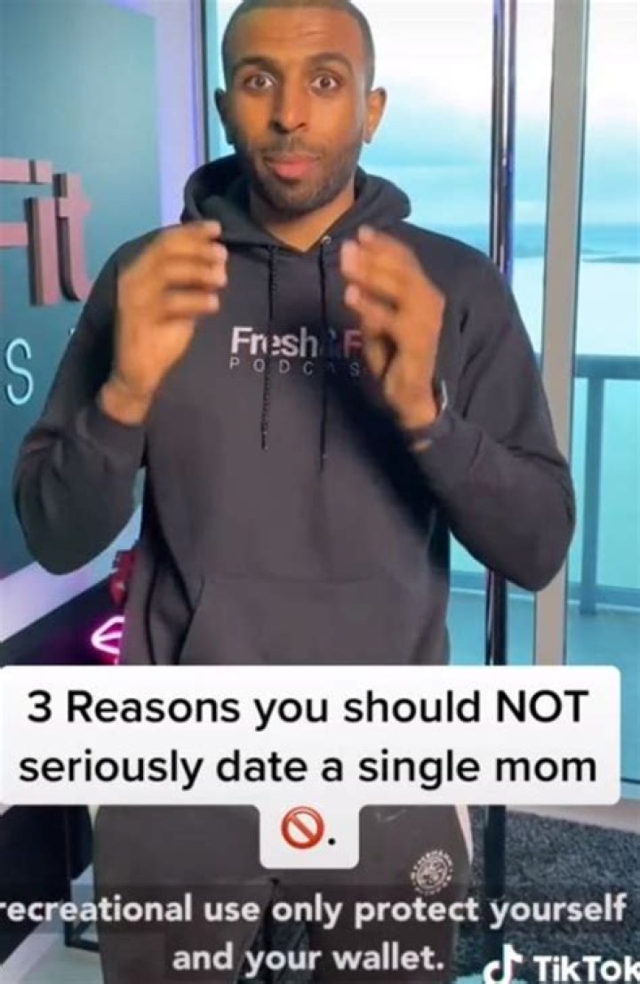 He previously said single mums are only good for one night stands