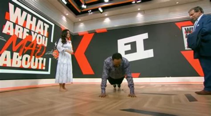 He successfully did 20 push-ups live on ESPN