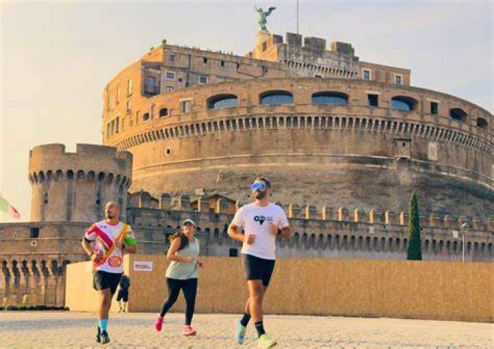 He was running through Italy's Amalfi Coast