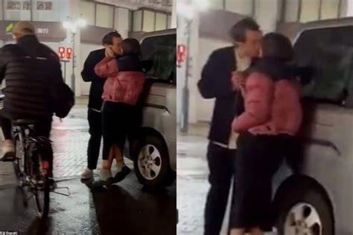 He was spotted kissing his wife Alicia Etheredge