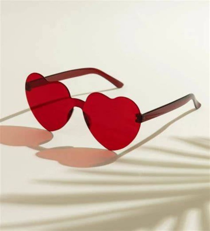 heart-shaped sunglasses