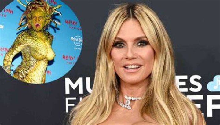 Heidi Klum took a big lick of ice cream in a wild new photo