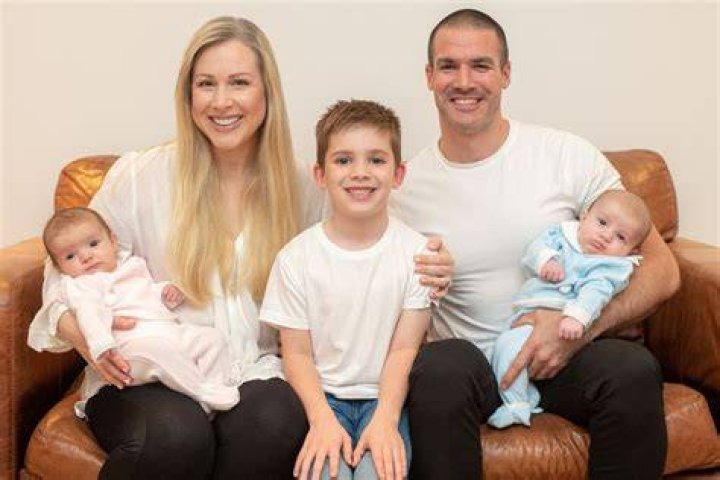 Helen and Oliver Baker went through ten rounds of IVF and now share Hugo, Monty and Coco - triplets born seven-and-a-half-years apart