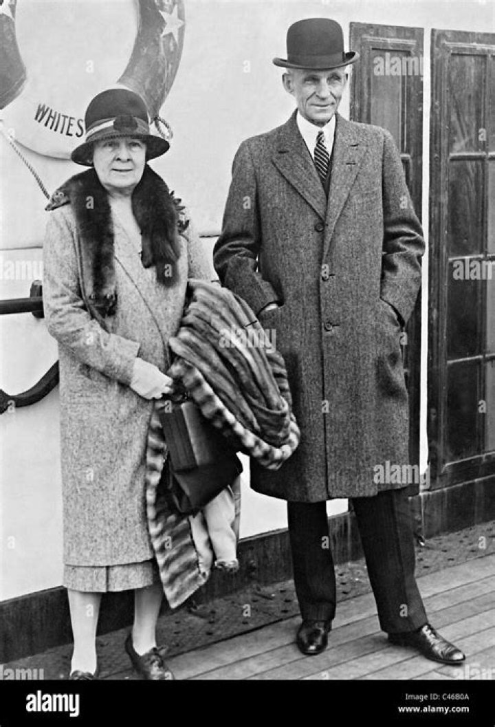 Henry Ford and his wife Clara Jane Bryant had one child, Edsel