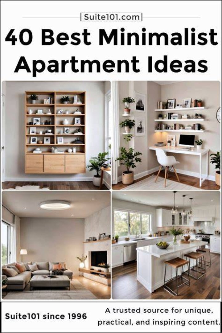 Her apartment features pieces of art work and has wooden floors