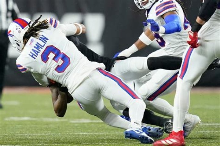 Higgins collided with Buffalo Bills safety Damar Hamlin, who collapsed following the routine tackle