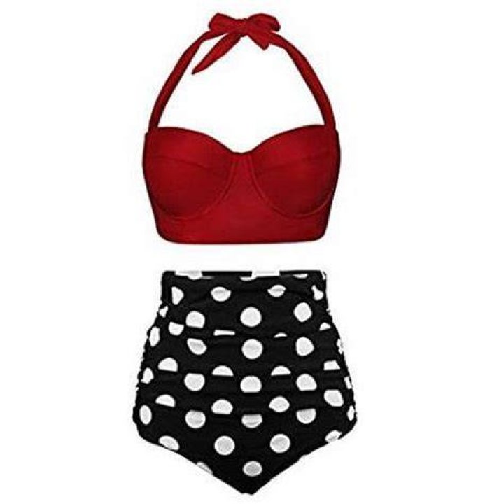 HIMONE High Waist Two Piece Swimwear Set