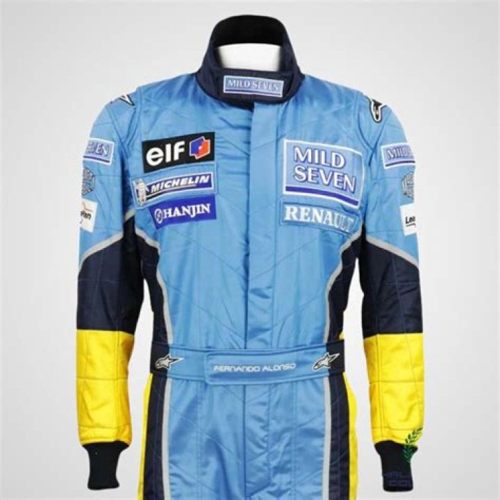 His iconic 2003 racing suit is set to be sold