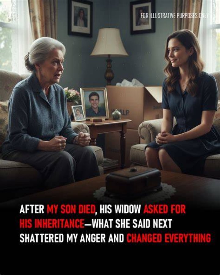 His widow asked, "where are the markings of the note being folded into his pocket"