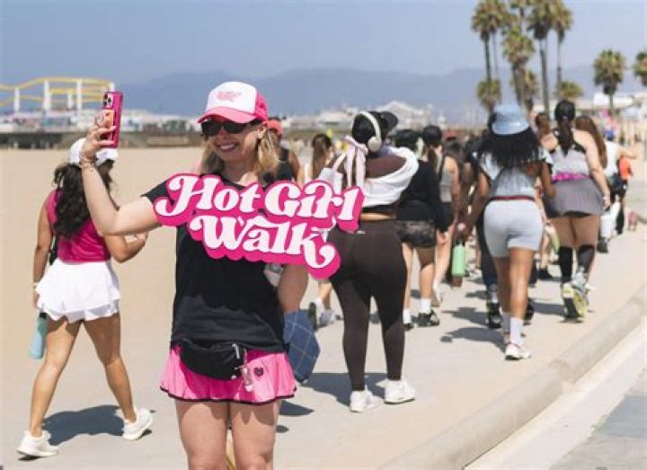Hot Girl Walks take place worldwide, where fans of the exercise meet up and walk together