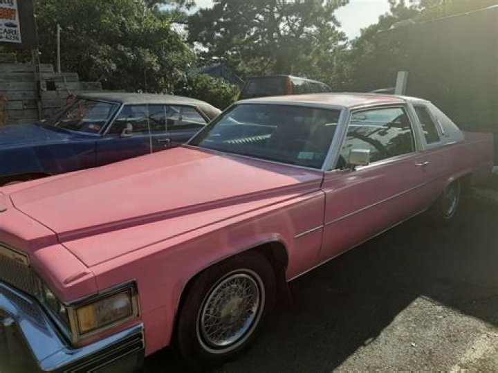 Hot pink 1979 Cadillac Coupe DeVille in Goodfellas