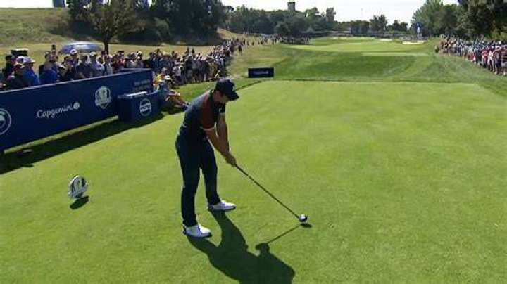 Hovland hit a stunning hole-in-one during Ryder Cup practice