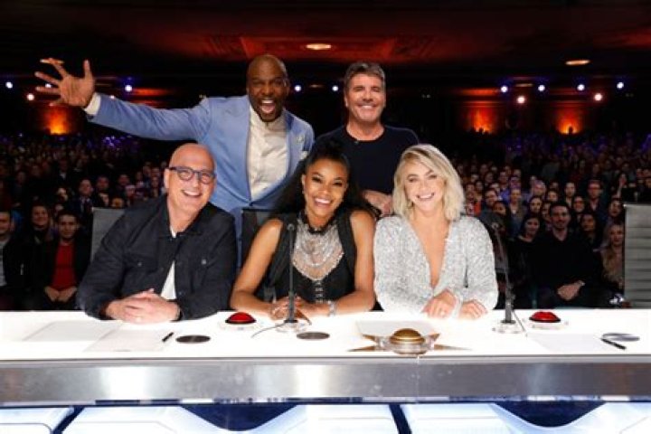 Howie Mandel, Gabrielle Union, Simon Cowell, Julianne Hough, and Terry Crews America's Got Talent