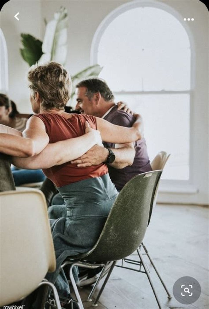 Hugging sessions at the Centrepoint centre