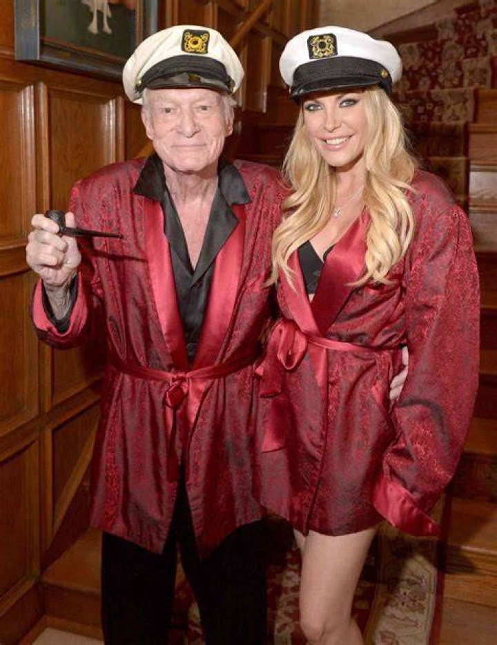 Hugh Hefner and his third wife Crystal