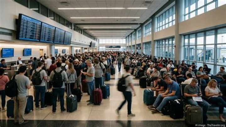 Hundreds of travelers faced delays as they tried to catch flights during the holidays