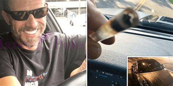 Hunter appears to smoke crack in a shower with two hookers in November 2018