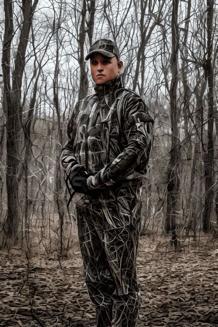 Hunter was wearing the military dog tags in many photos