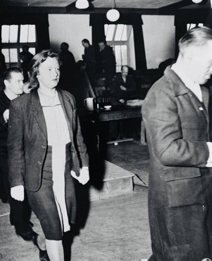 Ilse Koch at her trial in Germany in 1950