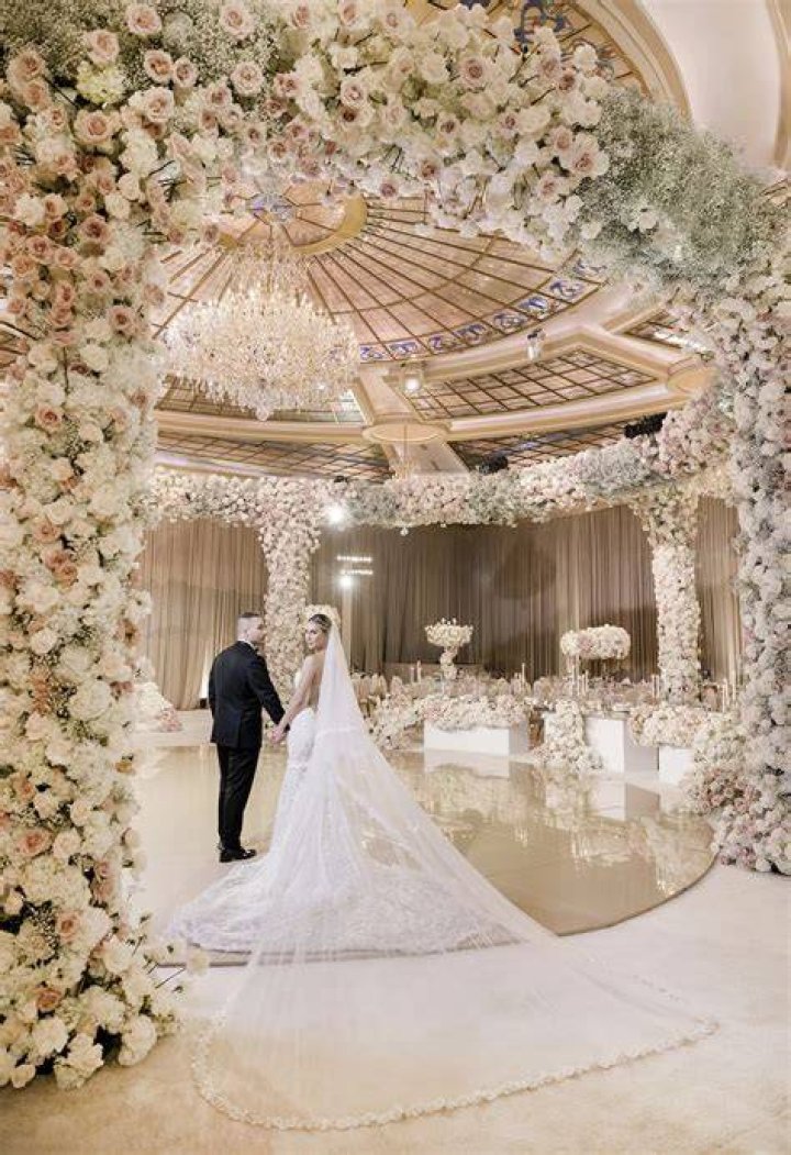 In total, the extravagant wedding is believed to have cost an eye-watering &pound;25million