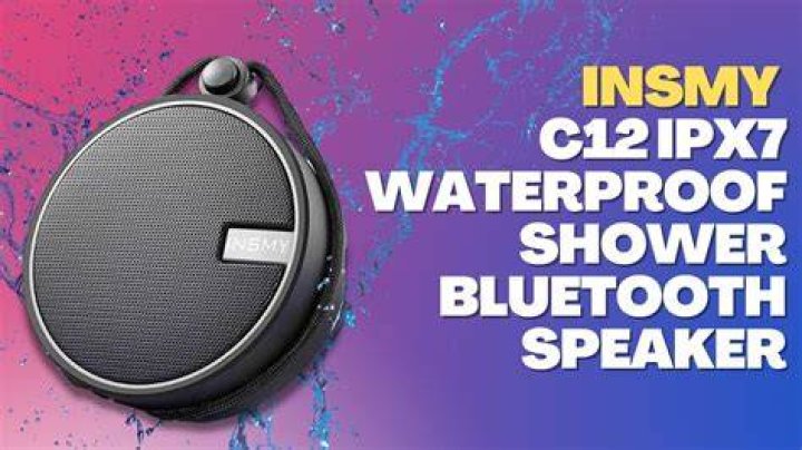 INSMY C12 IPX7 Waterproof Shower Bluetooth Speaker