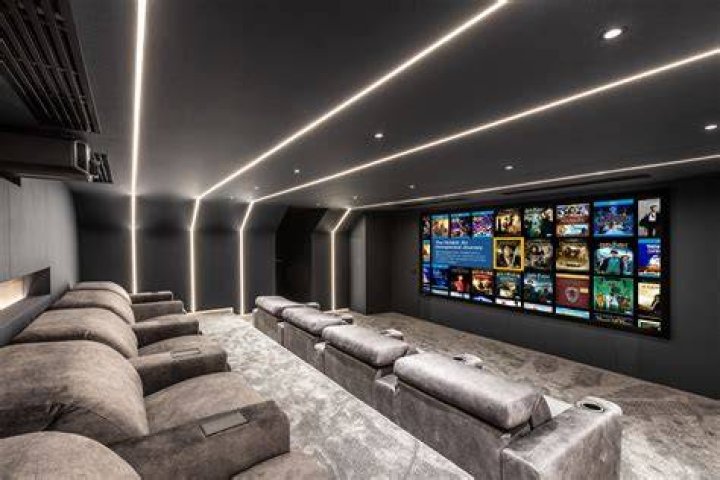 It also has home cinema with posters of James Bond