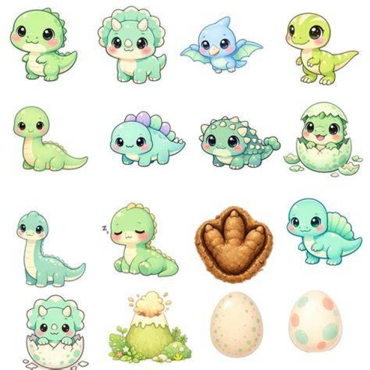  It also includes cute dinosaur decorations, too