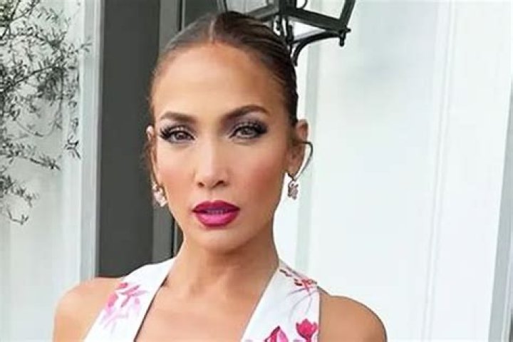 J Lo previously showed off her figure in a skimpy red bikini