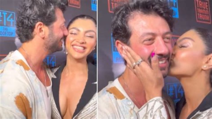 Jad and Akanksha reunited on the red carpet and shared another playful kiss