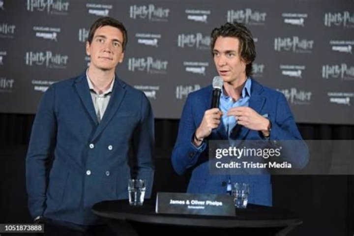 James and his twin Oliver played Fred and George Weasley in the films