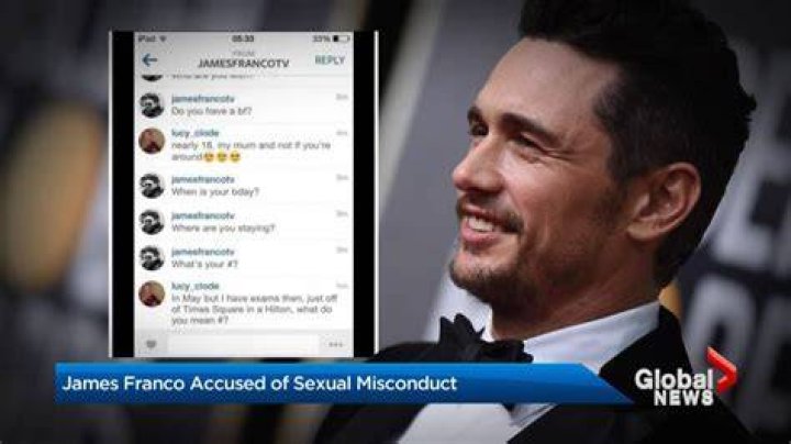 James Franco has been accused of sexual assault