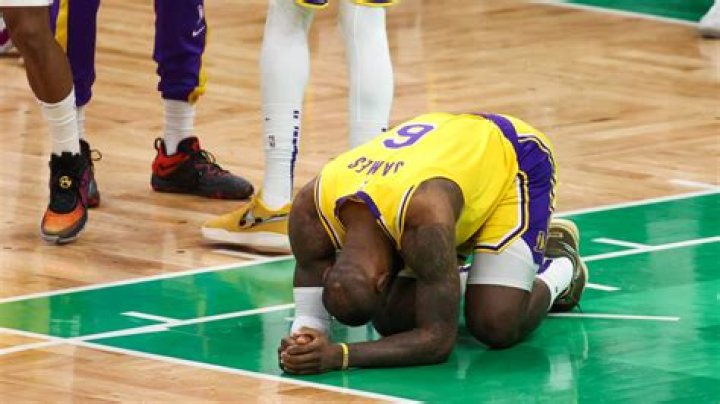 James shocked NBA fans after images appeared on social media of his feet