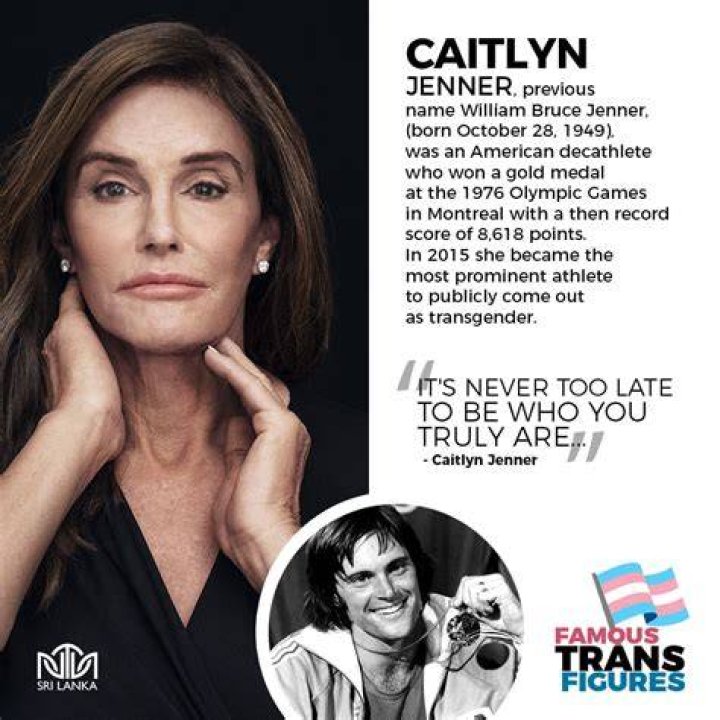 Jenner was formerly known as Bruce Jenner before her transition in 2015