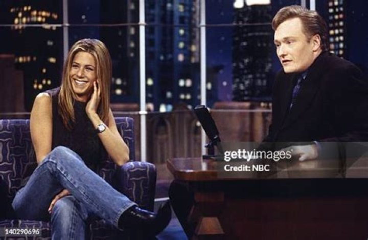 Jennifer Aniston and Conan O'Brien