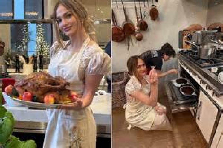  Jennifer Lopez whips up a storm during the Super Bowl LIV half time show