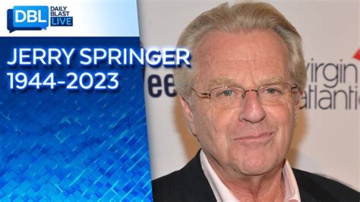 Jerry Springer has died at the age of 79