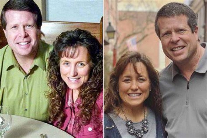 Jim Bob and Michelle Duggar pictured with Jinger and Jeremy