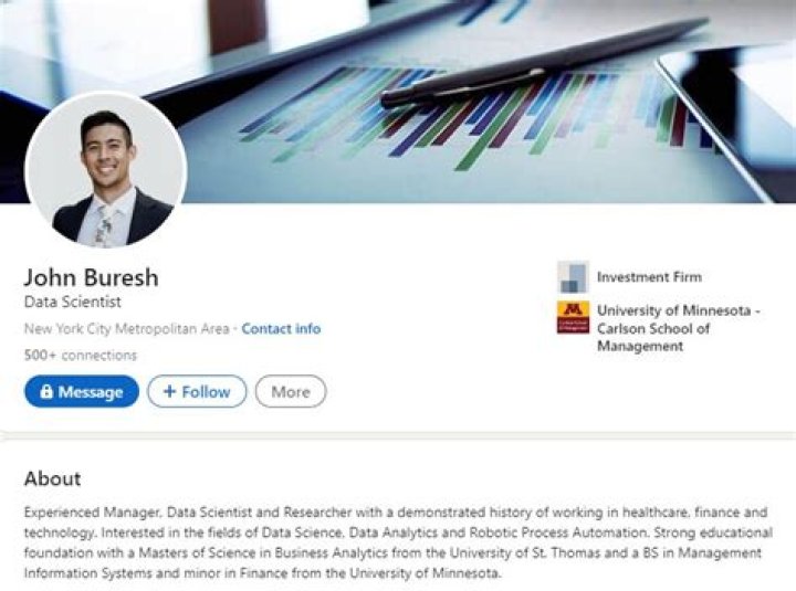 John Buresh is a data scientist from New York, New York