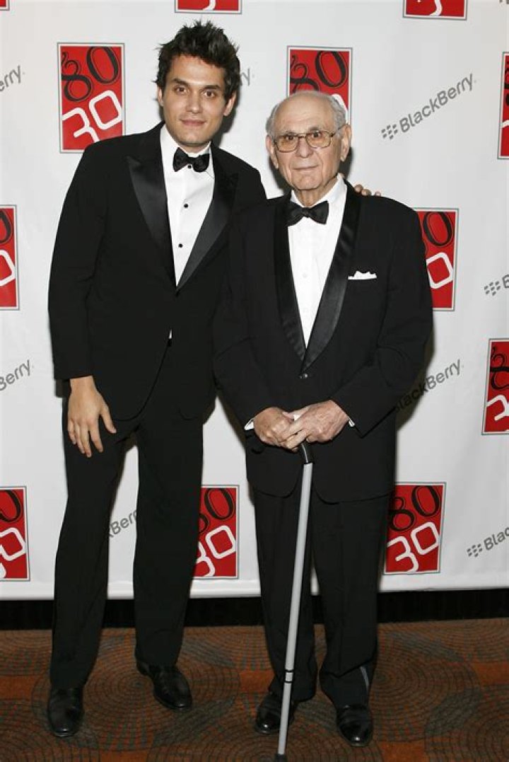 John Mayer and his father Richard in 2007