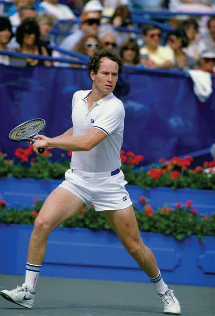 John McEnroe looked sharp on Centre Court while live on BBC minutes before the ladies' final