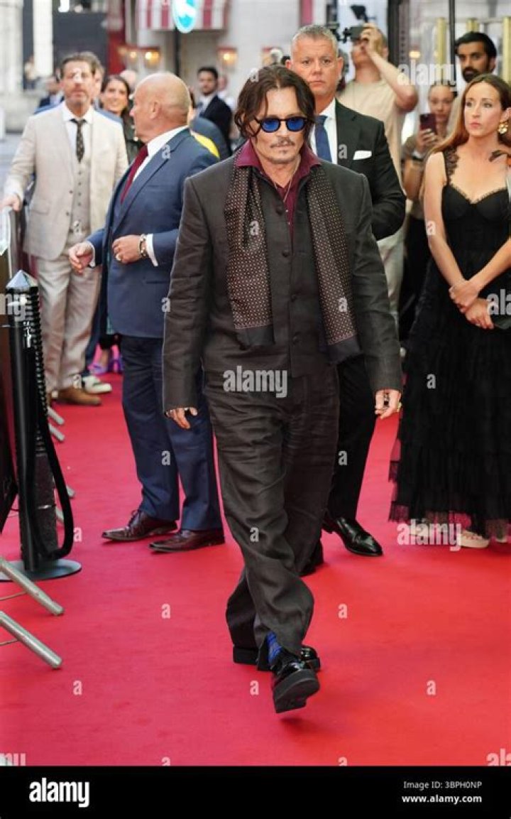 Johnny Depp arriving for the funeral of Shane MacGowan at Saint Mary's of the Rosary Church, Nenagh, Co. Tipperary