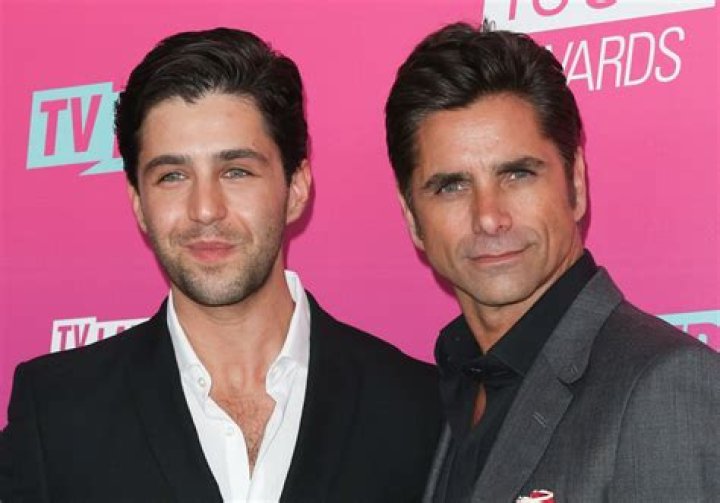 Josh Peck and John Stamos at the TV Land Icon Awards on April 10, 2016.