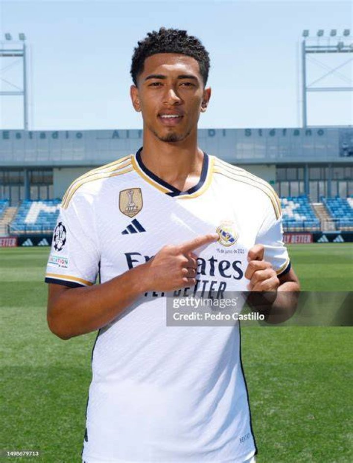 Jude Bellingham is unveiled at Valdebebas training ground