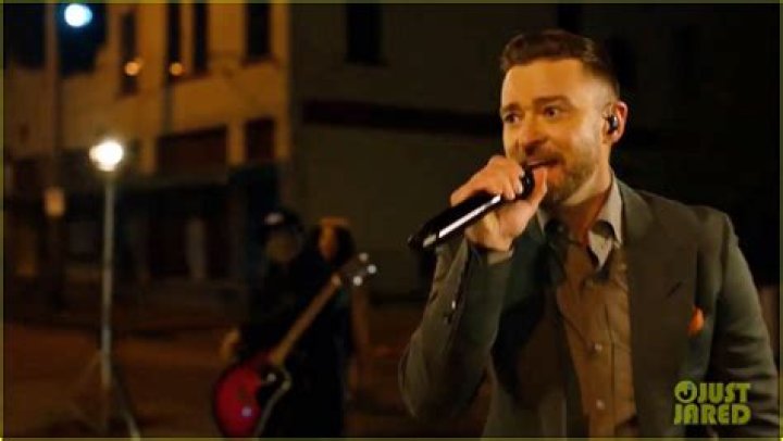 Justin Timberlake performed Better Days at the Celebrating America event