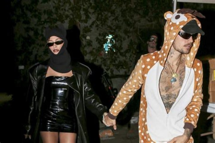 Justin went to another Halloween party as a snorkeler